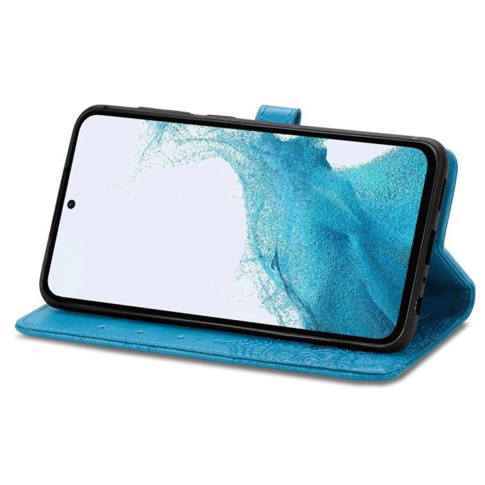 Bild 3, Samsung Galaxy A36 5G/A56 5G Fodral Mandala Läder Blå