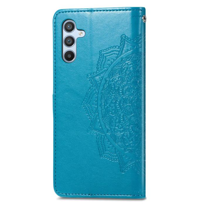 Bild 6, Samsung Galaxy A36 5G/A56 5G Fodral Mandala Läder Blå