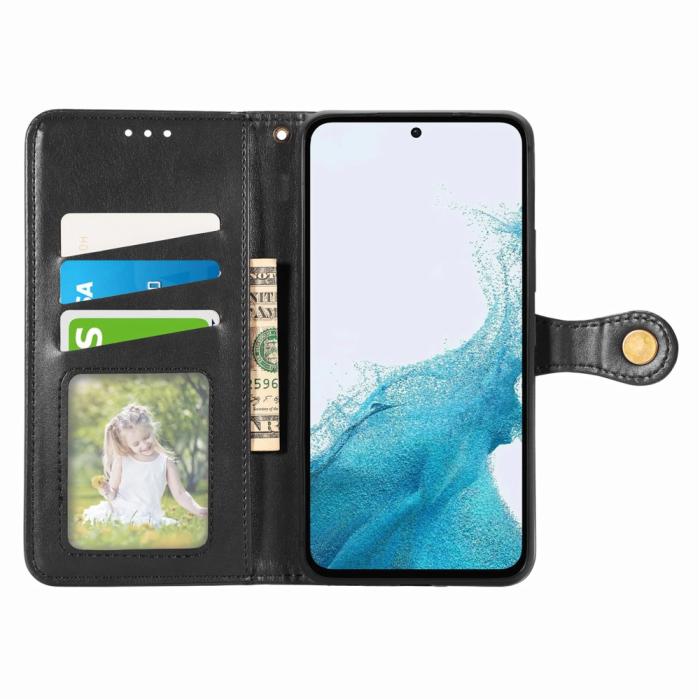 Bild 2, Samsung Galaxy A36 5G / A56 5G Plånboksfodral Läder Svart