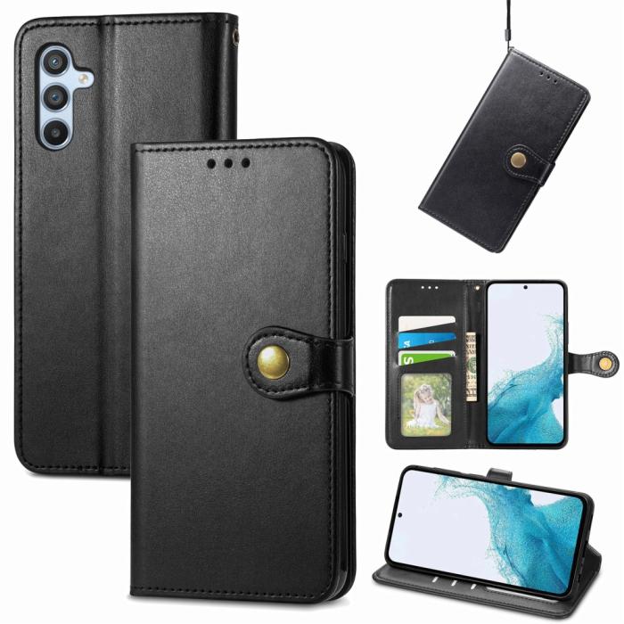 Bild 6, Samsung Galaxy A36 5G / A56 5G Plånboksfodral Läder Svart