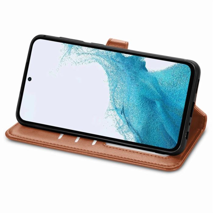 Bild 3, Samsung Galaxy A36 5G / A56 5G Plånboksfodral Läder Brun