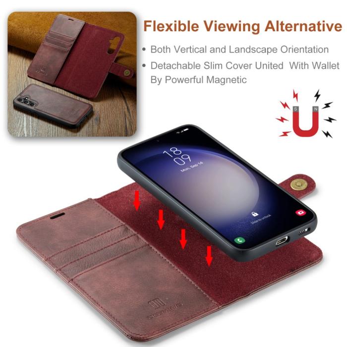 Bild 4, DG.MING Samsung Galaxy A36 5G/A56 5G 2in1 Fodral / Skal Röd