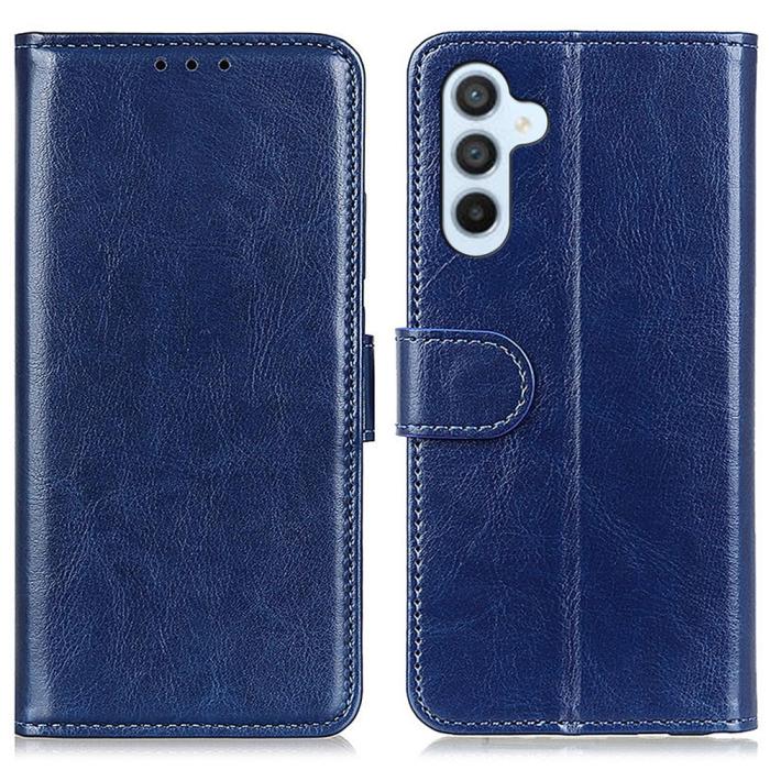 Bild 1, Samsung Galaxy A36 5G/A56 5G Fodral Crazy Horse Läder Blå