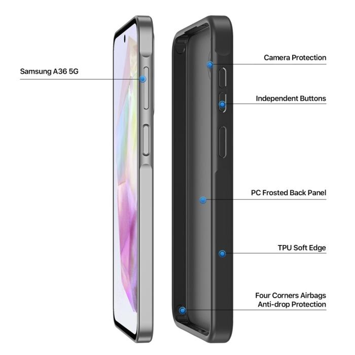 Bild 4, DUX DUCIS Galaxy A36 5G/A56 5G Skal Yind Series Svart