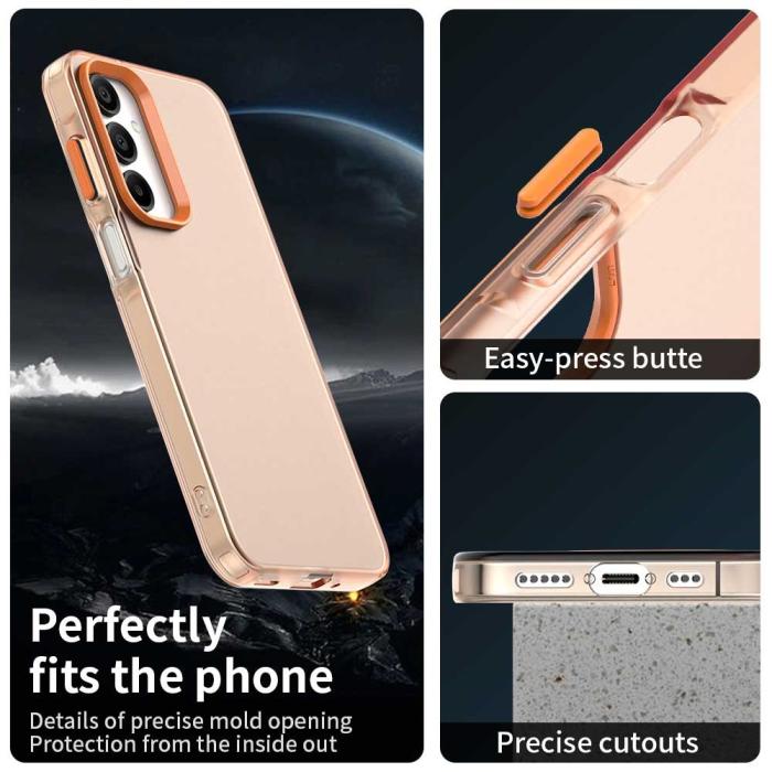 Bild 3, Samsung Galaxy A36 5G/A56 5G Skal Hybrid Matt Orange
