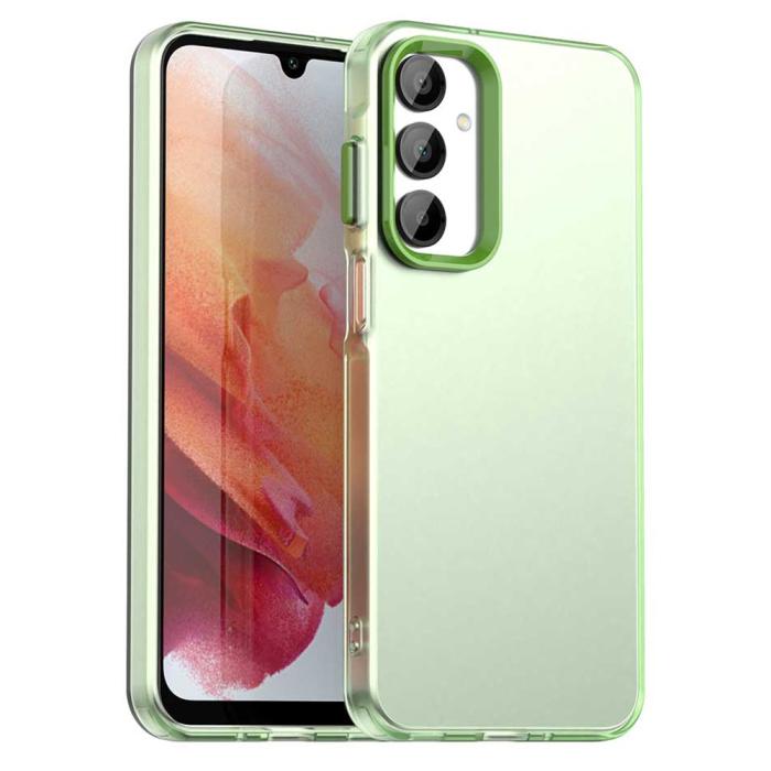 Bild 1, Samsung Galaxy A36 5G/A56 5G Skal Hybrid Matt Grön