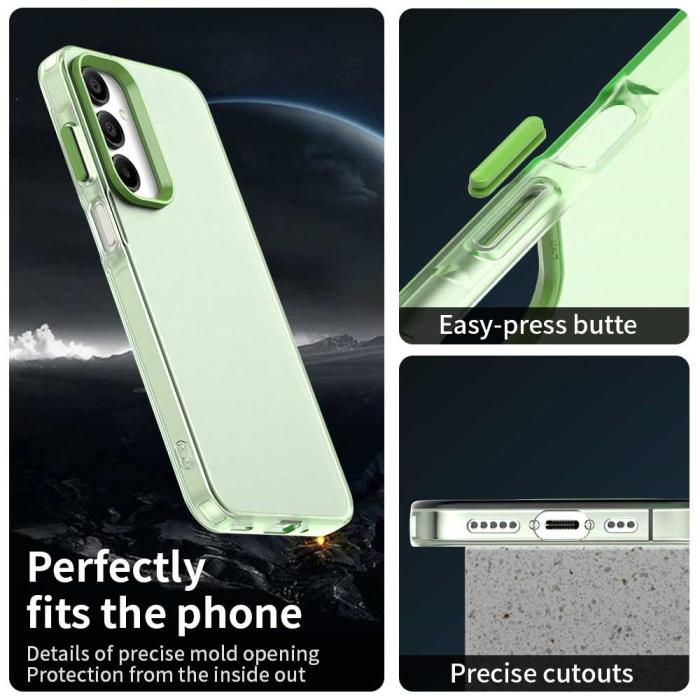 Bild 3, Samsung Galaxy A36 5G/A56 5G Skal Hybrid Matt Grön