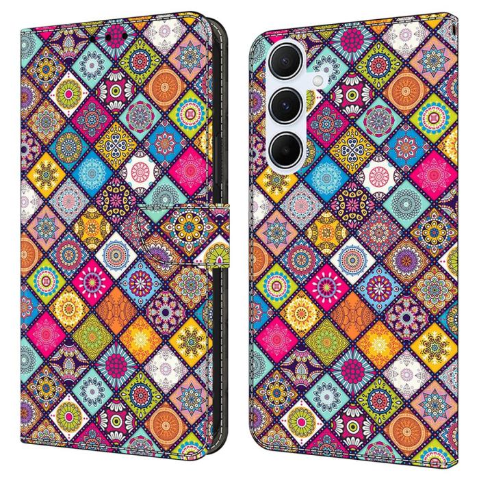 Bild 1, Samsung Galaxy A36 5G/A56 5G Fodral Mandala Blommor