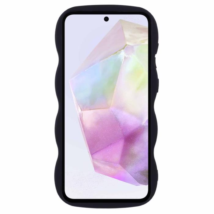 Bild 2, Samsung Galaxy A56 5G / A36 5G Mobilskal Wavy Svart