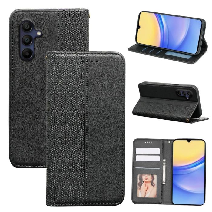 Bild 1, Samsung Galaxy A56 5G/A36 5G Fodral Flip Läder Svart