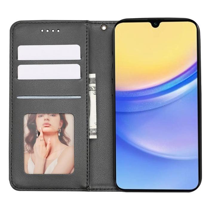 Bild 2, Samsung Galaxy A56 5G/A36 5G Fodral Flip Läder Svart