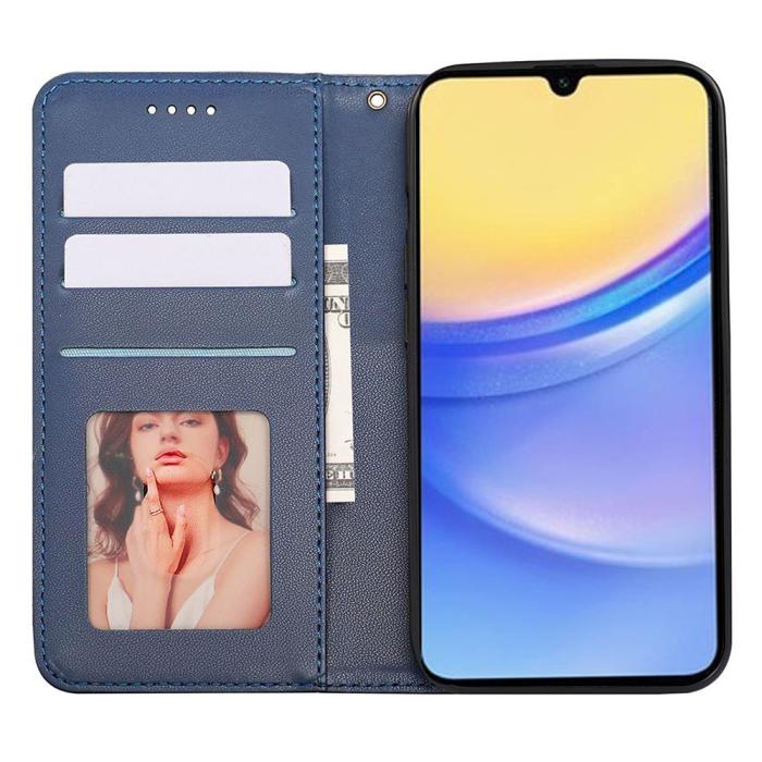 Bild 2, Samsung Galaxy A56 5G/A36 5G Fodral Flip Läder Blå