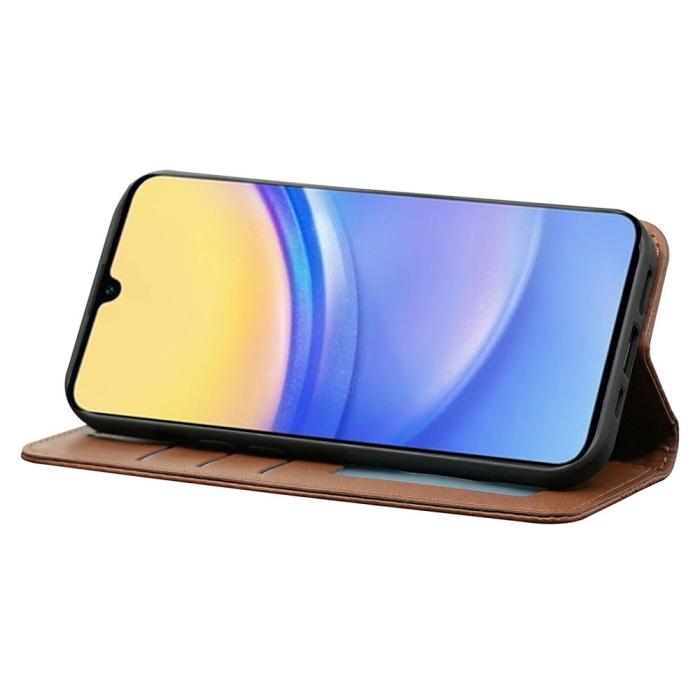 Bild 3, Samsung Galaxy A56 5G/A36 5G Fodral Flip Läder Brun