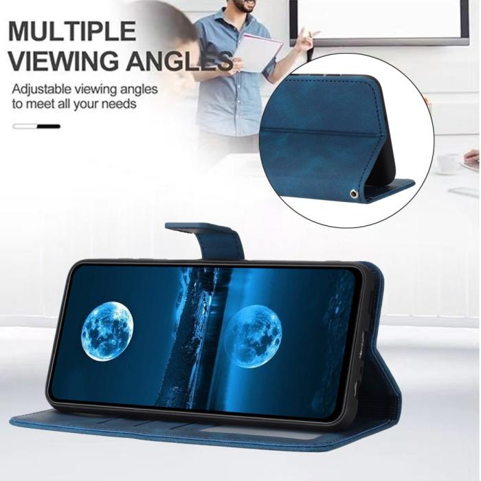 Bild 3, Samsung Galaxy A36 5G / A56 5G Fodral Läder Blå