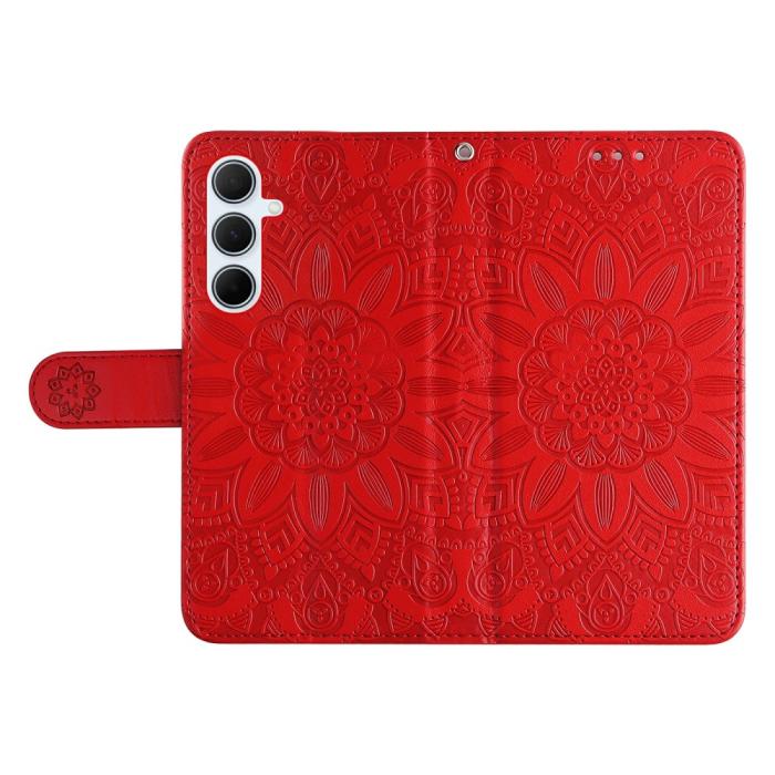 Bild 6, Samsung Galaxy A36 5G / A56 5G Fodral Läder Solros Röd