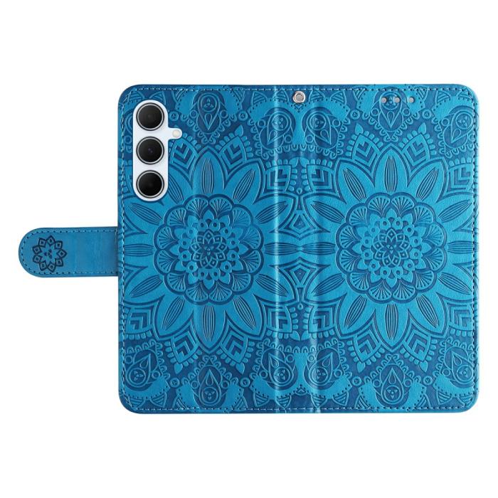 Bild 6, Samsung Galaxy A36 5G / A56 5G Fodral Läder Solros Blå