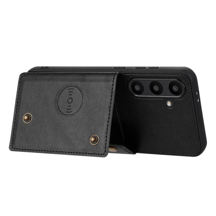 Bild 4, Galaxy A56 5G/A36 5G Skal Läder Med Kortfack Och Magnet