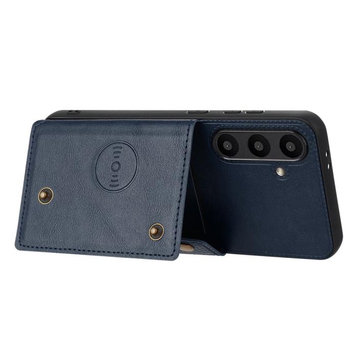 Bild 4, Galaxy A56 5G/A36 5G Skal Läder Med Kortfack Och Magnet