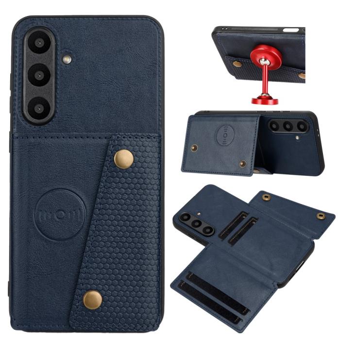 Bild 5, Galaxy A56 5G/A36 5G Skal Läder Med Kortfack Och Magnet