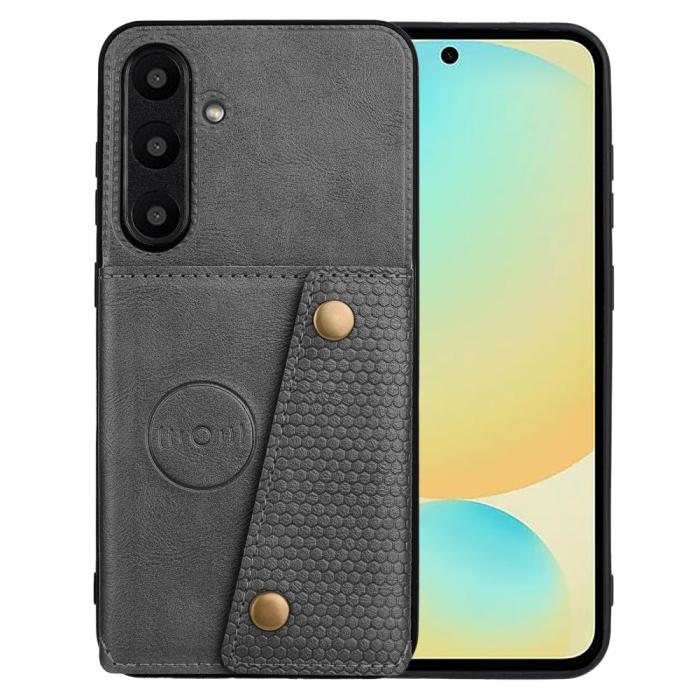 Bild 1, Galaxy A56 5G/A36 5G Skal Läder Med Kortfack Och Magnet