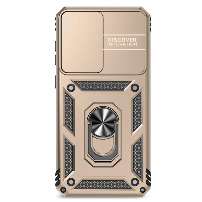 Bild 3, Samsung Galaxy A56 5G/A36 5G Skal CamShield Ring Hybrid Guld