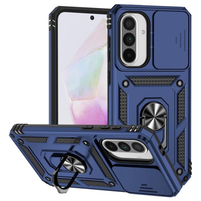 Bild 1, Samsung Galaxy A56 5G/A36 5G Skal CamShield Ring Hybrid Blå
