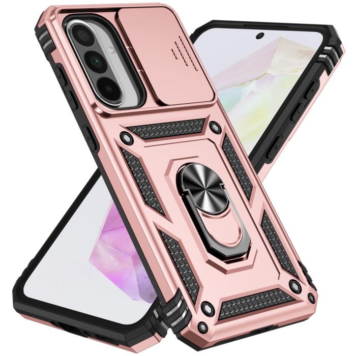 Bild 2, Samsung Galaxy A56 5G/A36 5G Skal CamShield Ring Hybrid