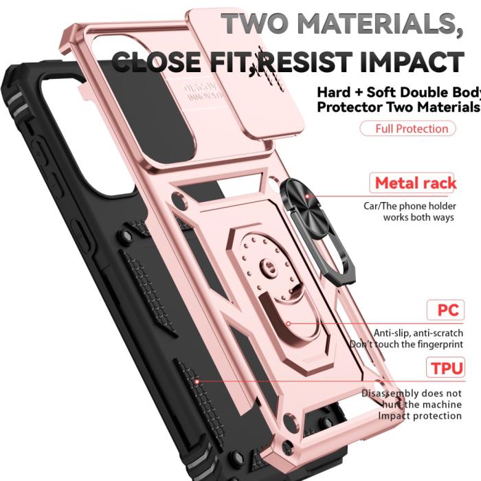 Bild 6, Samsung Galaxy A56 5G/A36 5G Skal CamShield Ring Hybrid