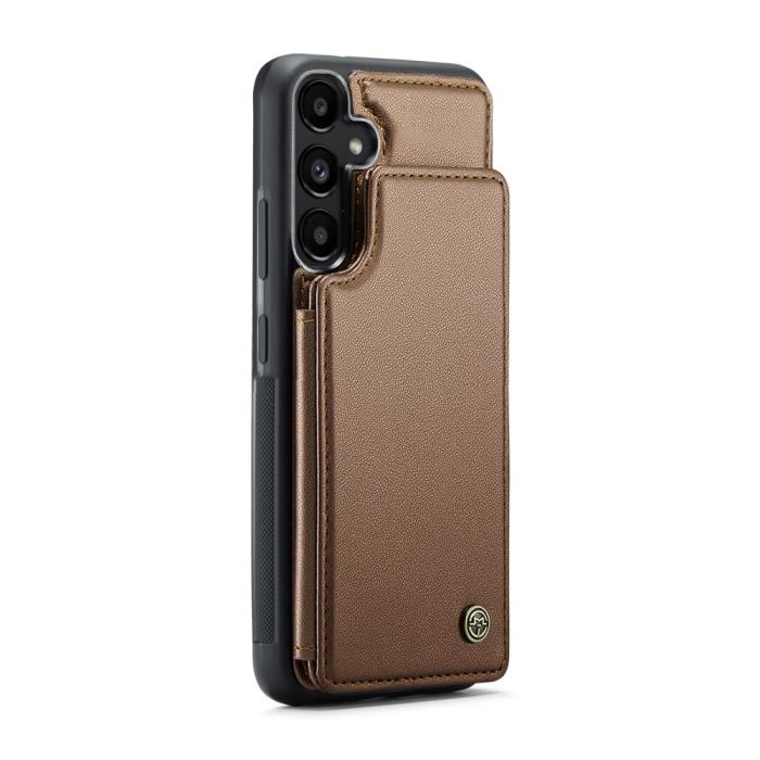 Bild 2, CASEME Galaxy A56 5G/A36 5G Skal RFID Kickstand Plånbok Brun