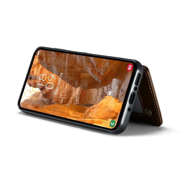 Bild 3, CASEME Galaxy A56 5G/A36 5G Skal RFID Kickstand Plånbok Brun