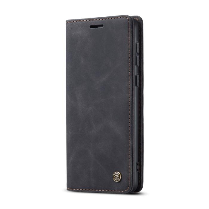 Bild 2, CASEME Galaxy A56 5G/A36 5G Fodral Retro Läder Svart