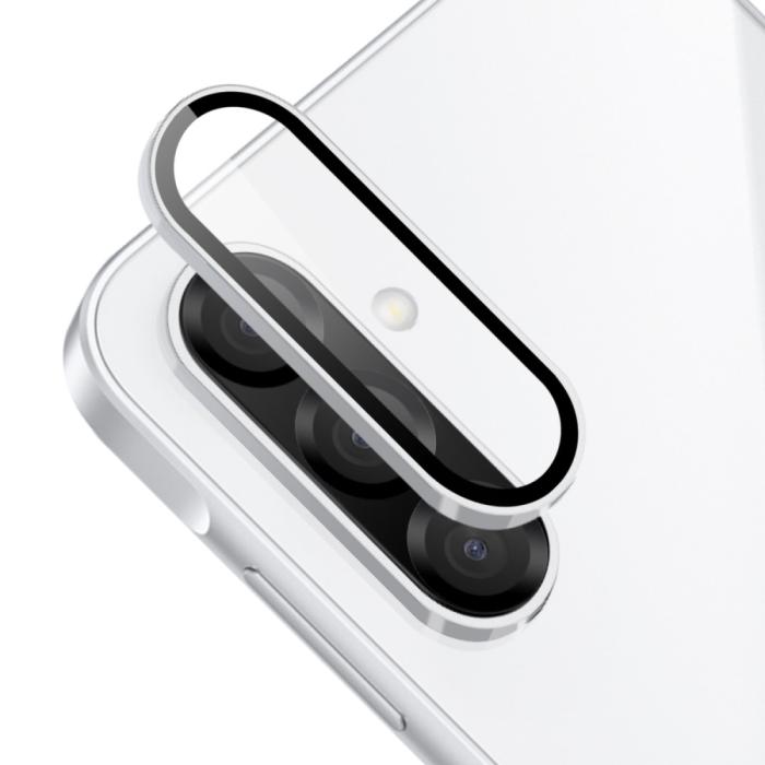 Bild 1, ENKAY Galaxy A56 5G/A36 5G Linsskydd Härdat Glas Silver