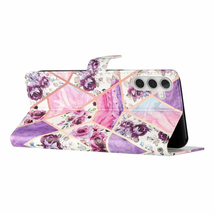 Bild 3, Samsung Galaxy S25 Plus Fodral Med Tryck Lila Blommor