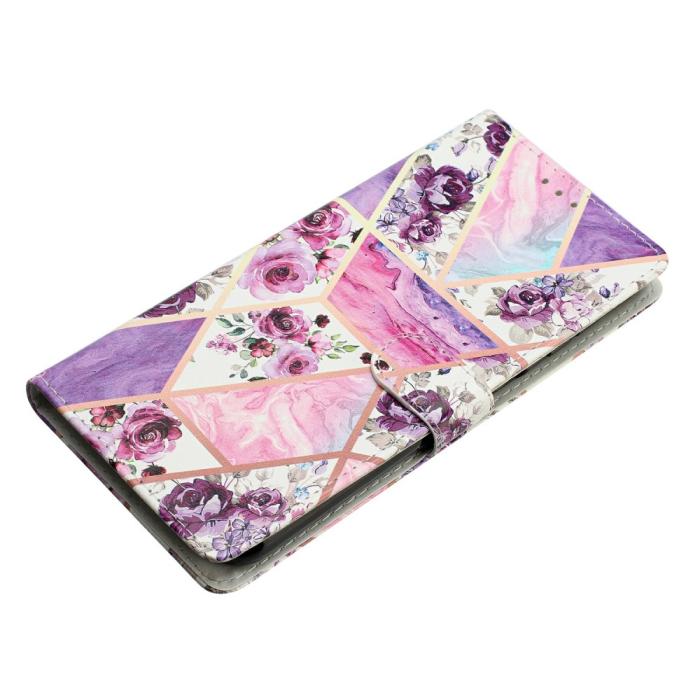 Bild 4, Samsung Galaxy S25 Plus Fodral Med Tryck Lila Blommor