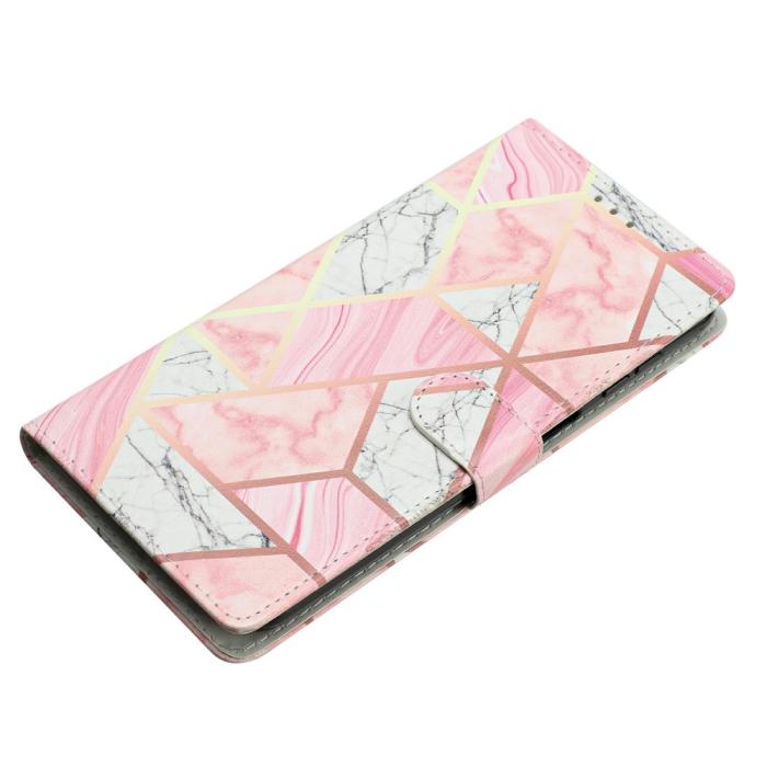 Bild 4, Samsung Galaxy S25 Plus Fodral Med Tryck Rosa Marmor