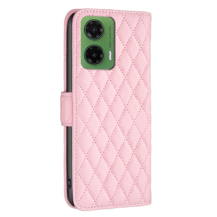 Bild 6, Motorola Moto G35 5G Fodral Diamond Läder Rosa