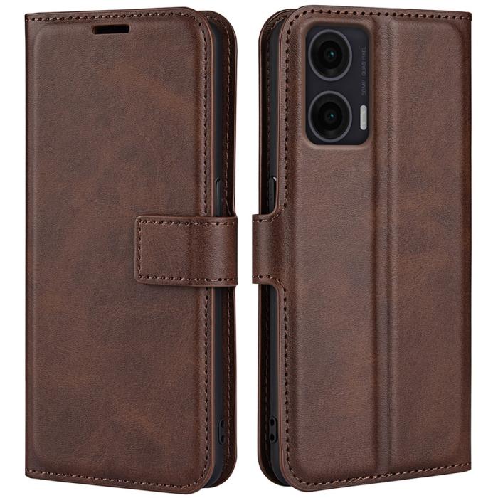 Bild 1, Motorola Moto G35 5G Fodral Läder Brun