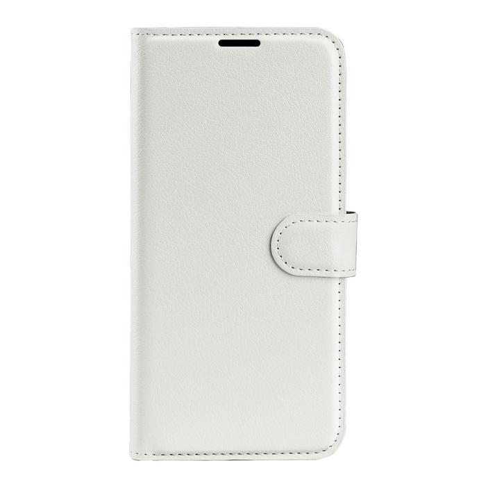 Bild 5, Motorola Moto G35 5G Fodral Litchi Läder Vit