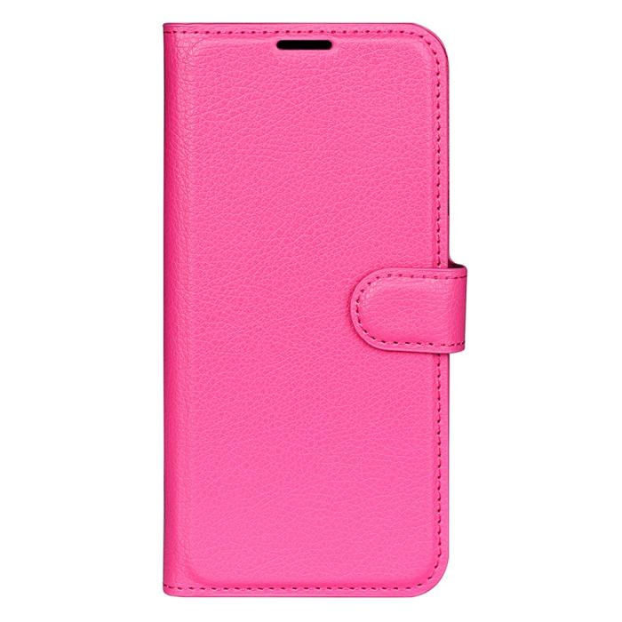 Bild 5, Motorola Moto G35 5G Fodral Litchi Läder Rosa
