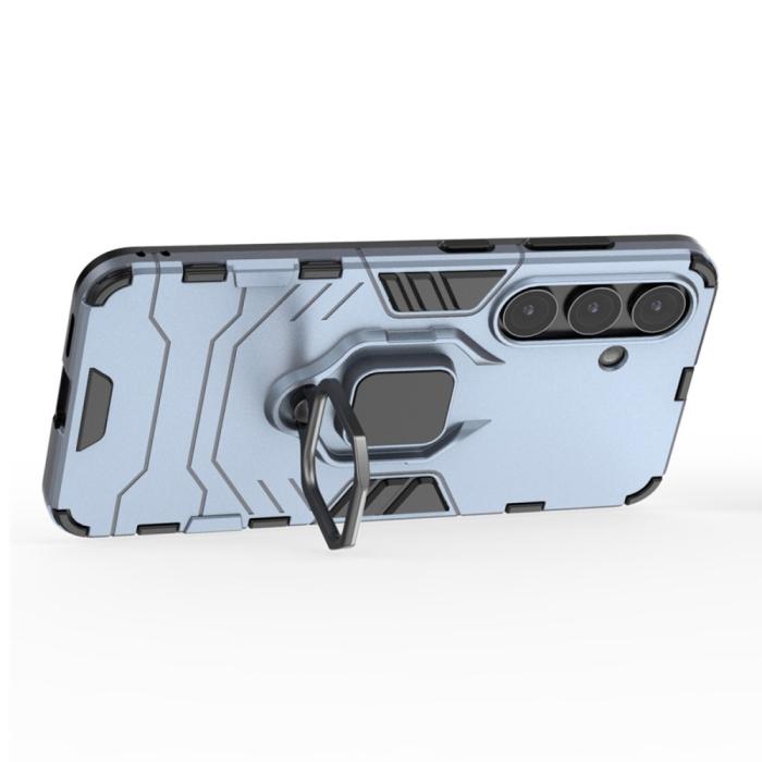 Bild 2, Samsung Galaxy S25 Plus Skal Hybrid Armor Ring Blå