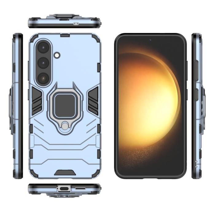 Bild 5, Samsung Galaxy S25 Plus Skal Hybrid Armor Ring Blå