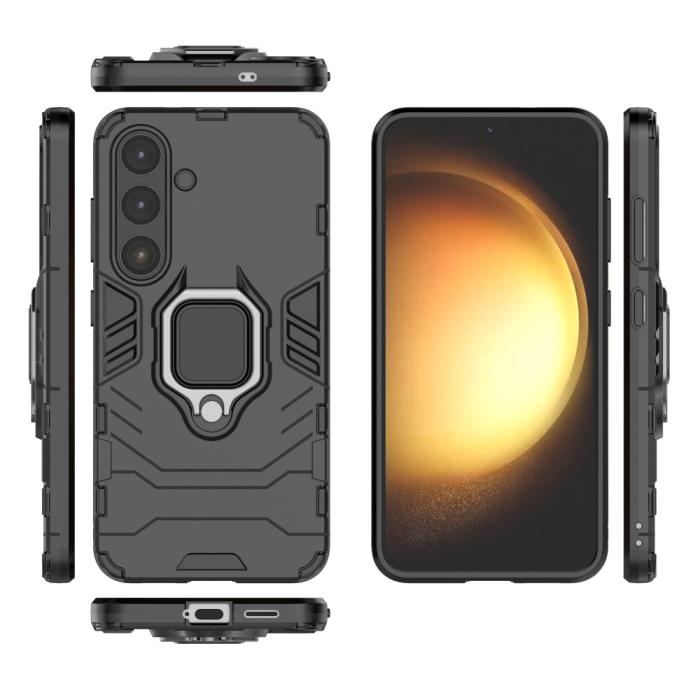 Bild 5, Samsung Galaxy S25 Plus Skal Hybrid Armor Ring Svart