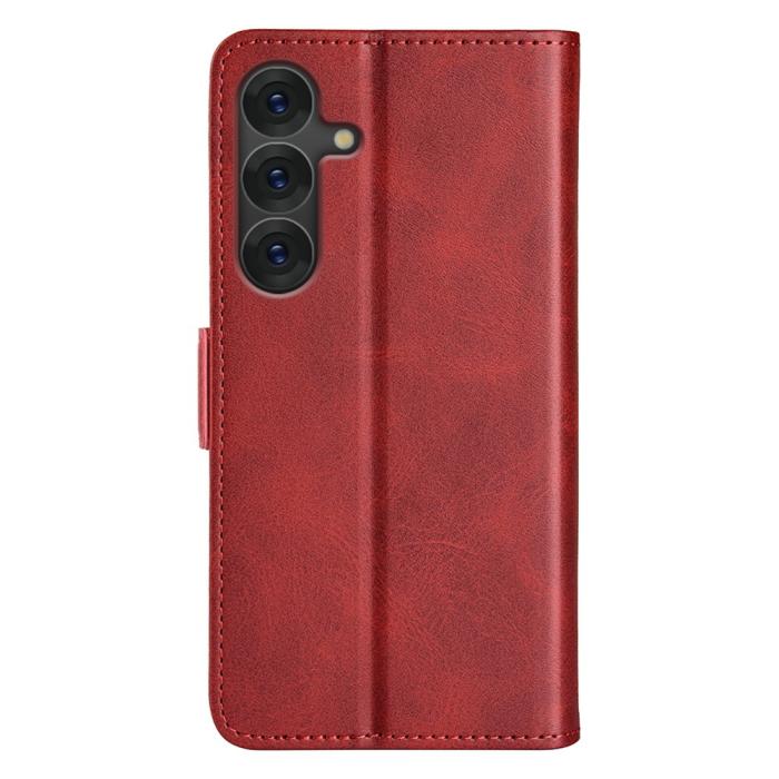 Bild 6, Samsung Galaxy S25 Plus Fodral Läder Röd