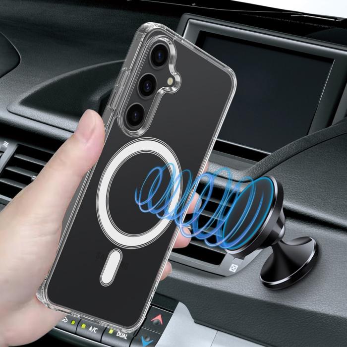 Bild 5, Samsung Galaxy S25 Plus Skal MagSafe TPU / Akryl Transparent