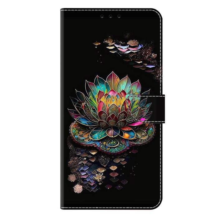Bild 5, Motorola Moto G55 5G Fodral Läder Lotus Blomma