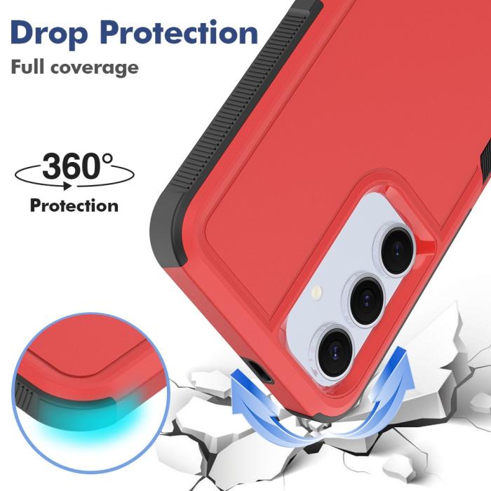 Bild 3, Samsung Galaxy S25 Plus Skal Extreme Shockproof Röd