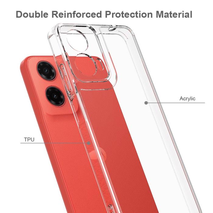 Bild 3, Motorola Moto G35 5G Skal TPU / Akryl Transparent