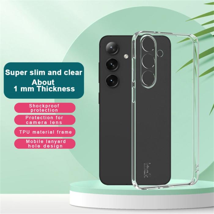Bild 2, IMAK Samsung Galaxy S25 Plus Skal TPU Slim Transparent