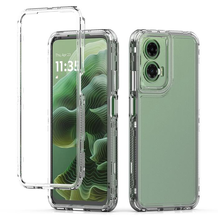 Bild 2, Motorola Moto G35 5G Skal Hybrid 360 Shockproof Transparent