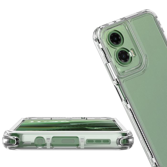 Bild 5, Motorola Moto G35 5G Skal Hybrid 360 Shockproof Transparent